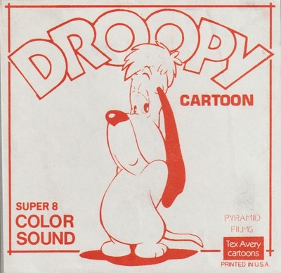 Cadre Tex Avery Droopy – Grand Cadre 50x50 Cm Environ, Occasion, Déco Cartoon